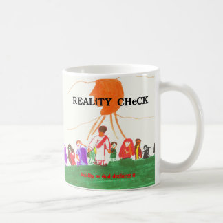 Caneca De Café Confrontação com a realidade - alimentando os