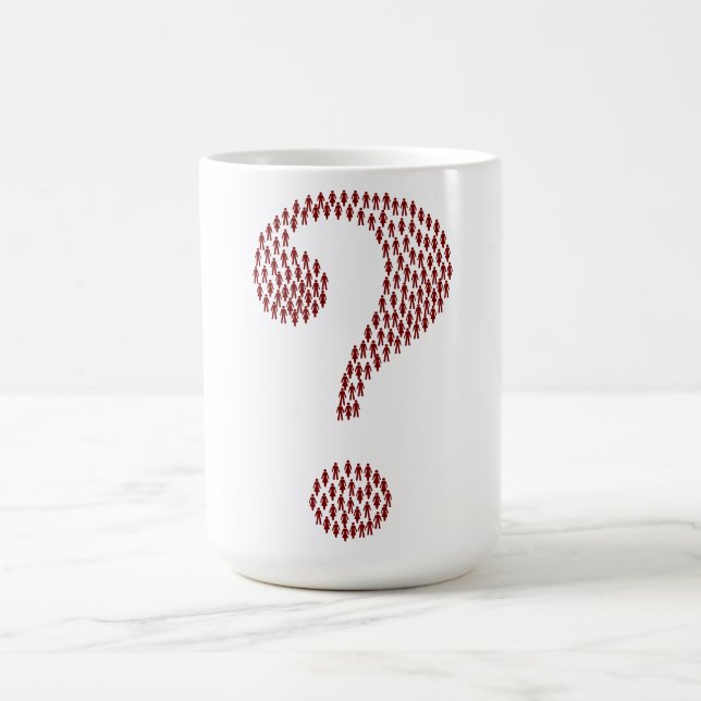 Caneca De Café Confusão Humana (Centro)