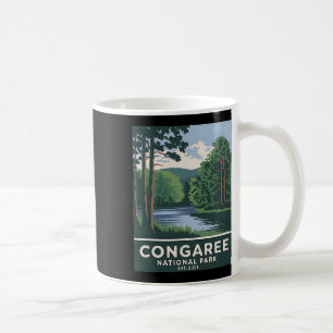 Caneca De Café Congaree National Park Camping Vintage Hiking Home