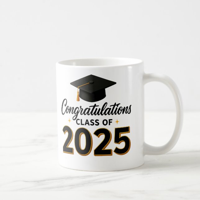 Caneca De Café Congratulations class of 2025 (Direita)