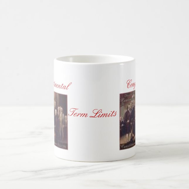 Caneca De Café Congresso continental, limites de mandato (Centro)