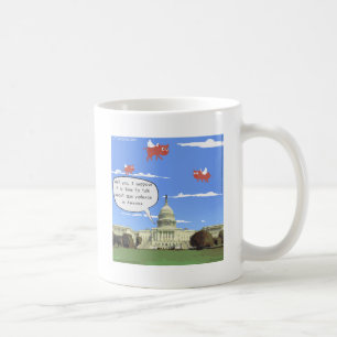 Caneca De Café Congresso & Conversa sobre Violência com Armas Qua