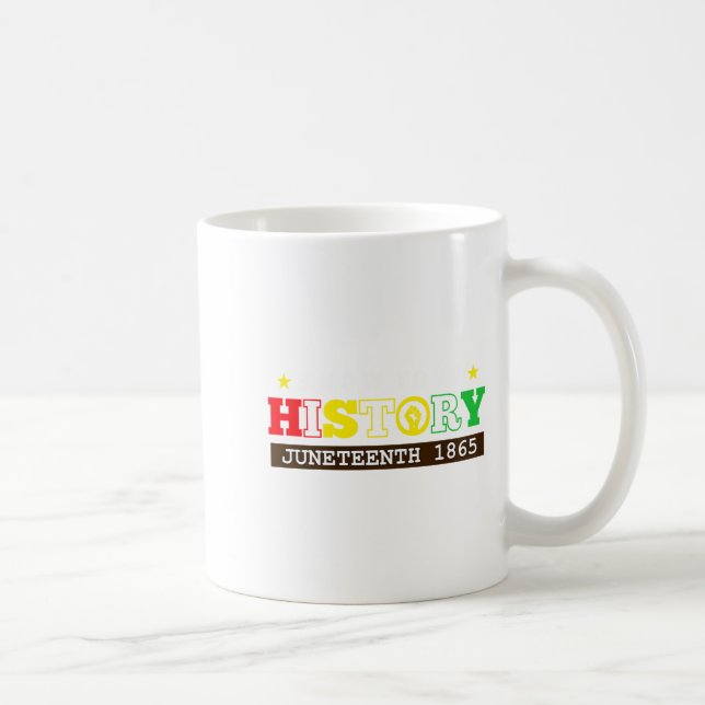 Caneca De Café Conheça a História do Negro Americano Liberdade de (Direita)