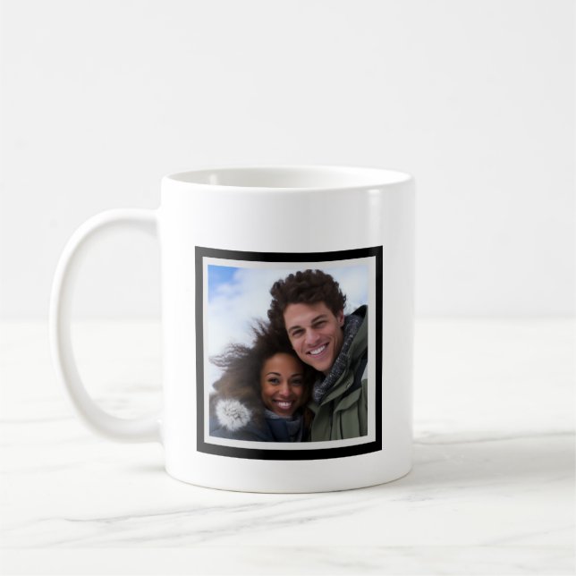 Caneca De Café Conheça o Online Personalizado com Foto e Nome (Esquerda)