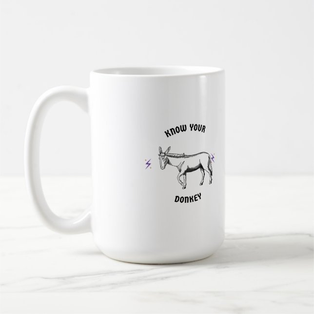 Caneca De Café conheça seu burro (Esquerda)