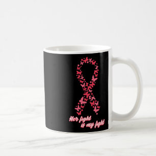 Caneca De Café Conhecer cancer Sua Luta É Minha Fama De Luta