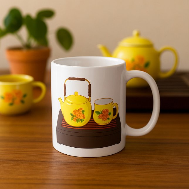 Caneca De Café Conjunto de bule de chá (Criador carregado)