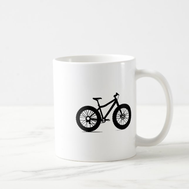 Caneca De Café Conjunto de Fat Bike Bicicleta de Pneus Grossos Bi (Direita)