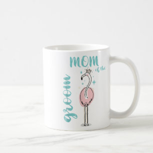 Caneca De Café Conjunto de Flamingo para a Mãe do Noivo Casamento
