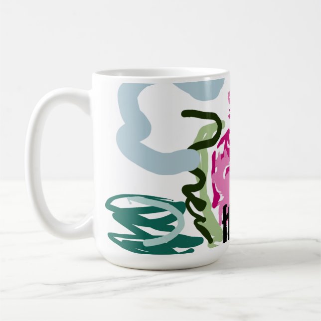 Caneca De Café Conjunto de flamingo rosa (Esquerda)