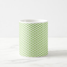 Caneca De Café Conjunto de Pastas Arquivo Verde Botânico