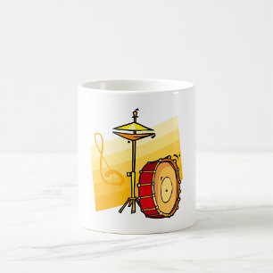 Caneca De Café Conjunto de tambores