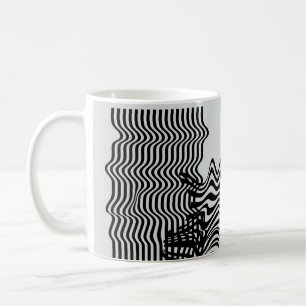 Caneca De Café Conjunto Universal de Formas Geométricas Modernas.