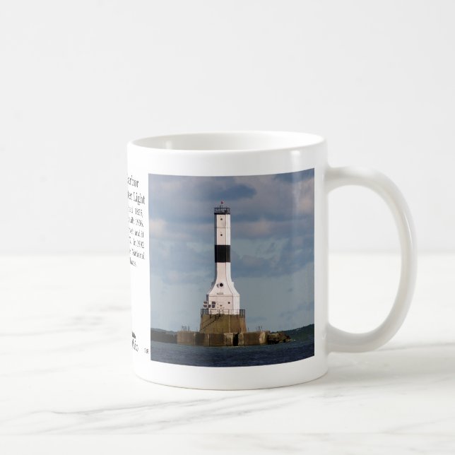 Caneca De Café Conneaut Harbour West Breakwater Mug Light (Direita)