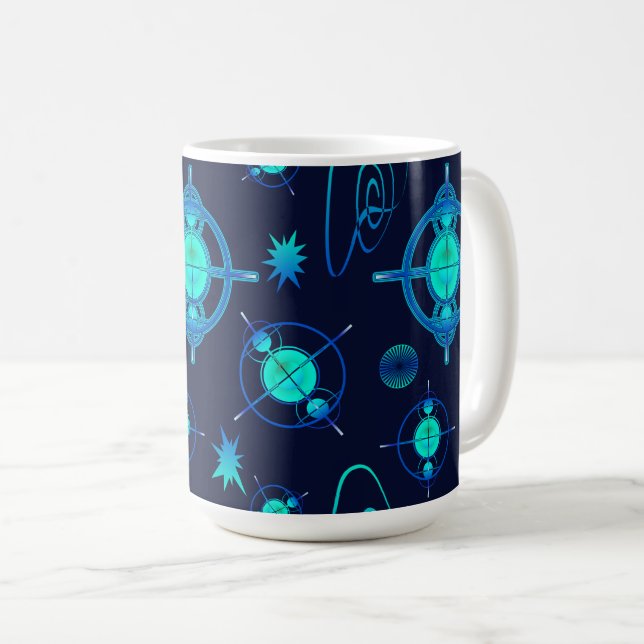Caneca De Café Connected Minds Pattern (Frente Esquerda)