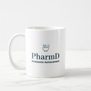 Caneca De Café Conquista Acadêmica em PharmD