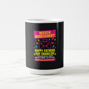 Caneca De Café Conquista de Pai Gamer Divertido Dia dos Pais