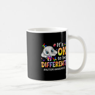 Caneca De Café Consciência Autismo É OK Ser Diferente Elefante