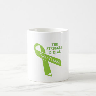 Caneca De Café Consciência da doença de Lyme - o esforço é re