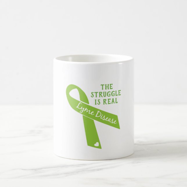 Caneca De Café Consciência da doença de Lyme - o esforço é real (Centro)