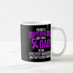 Caneca De Café Consciência da Epilepsia Guerreiro Epilético Sobre