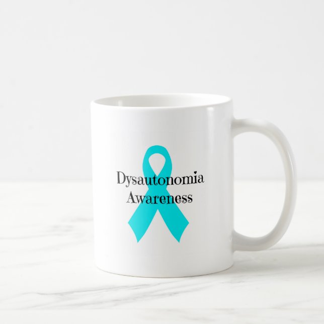 Caneca De Café Consciência de Dysautonomia (Direita)