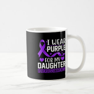 Caneca De Café Consciência De Sobredosagem Eu Visto Roxo Para Min