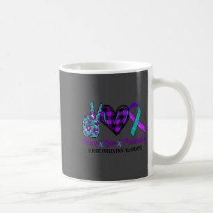 Caneca De Café Consciência de Vida Amor Paz Suicídio Feminino Sem