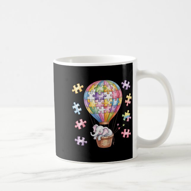 Caneca De Café Consciência do autismo autista  (Direita)