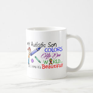 Caneca De Café Consciência do autismo - meu filho!