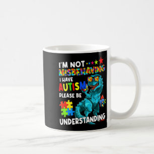 Caneca De Café Consciência do Autismo Não Estou Me Comportando Ma