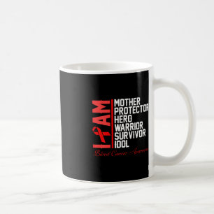 Caneca De Café Consciência do Cancer Sanguíneo Eu Sou Materno Gue