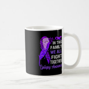 Caneca De Café Consciência Epiléptica Nesta Família Que Combatemo
