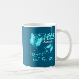 Caneca De Café Consciência mínima da síndrome dos ovários policís