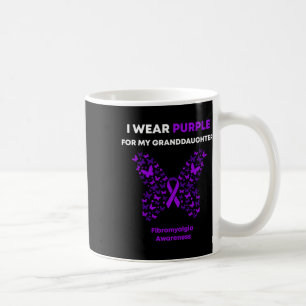 Caneca De Café Consciência, Visto Roxo Para Minha Neta