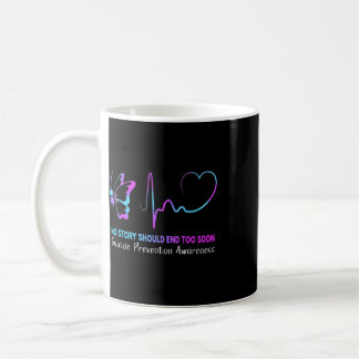 Caneca De Café Consciencialização da Prevenção do Suicídio Ponto