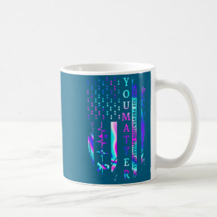 Caneca De Café Consciencialização da Prevenção do Suicídio Você B