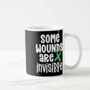 Caneca De Café Consciencialização da Saúde Algumas Feridas São In