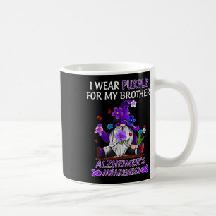 Caneca De Café Consciencialização Eu Uso Roxo Pelo Meu Irmão Gnom
