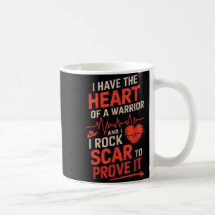 Caneca De Café Conscientização da Doença Cardíaca Apoio ao Guerre