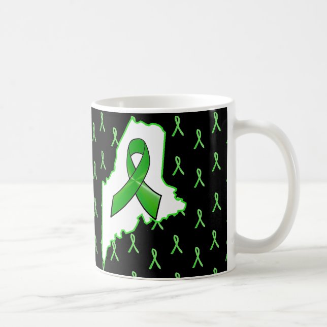 Caneca De Café Conscientização da Doença de Lyme no Copo do Maine (Direita)