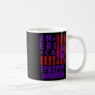 Caneca De Café Conscientização da Epilepsia Guerreiro Epilético S