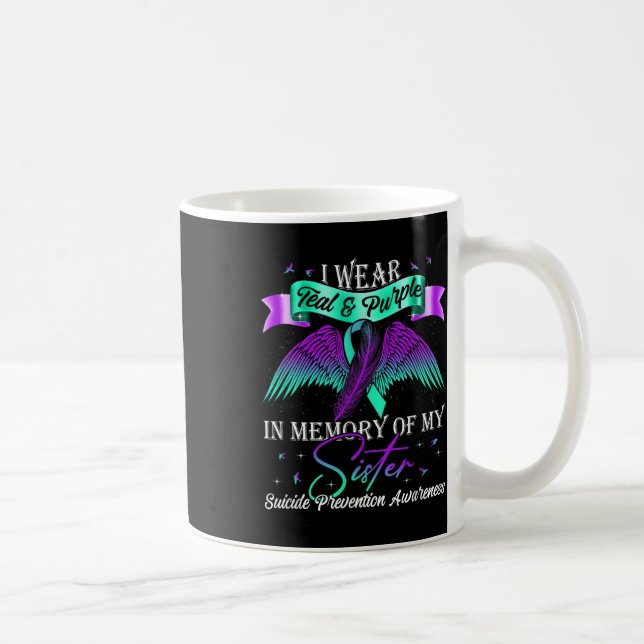 Caneca De Café Conscientização da Prevenção do Suicídio Use Verde (Direita)