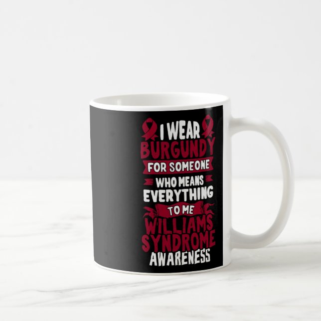 Caneca De Café - Conscientização da Síndrome de Williams  (Direita)