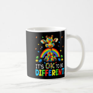 Caneca De Café Conscientização do Autismo Girafa Fofa Animal para