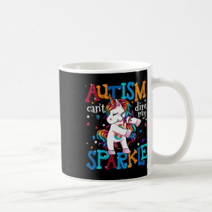 Caneca De Café Conscientização do Autismo Unicórnio Infantil Para