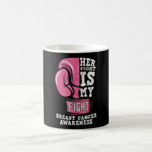 Caneca De Café Conscientização do Câncer de Mama Família Amigos A