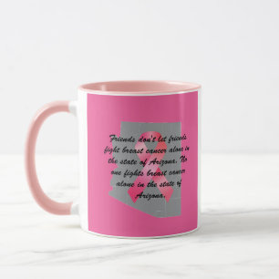 Caneca de café Conscientização do Câncer de Mama n