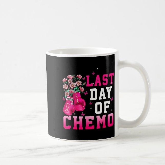 Caneca De Café Conscientização do Câncer de Mama Último Dia de Qu (Direita)