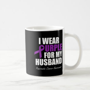 Caneca De Café Conscientização do Câncer de Pâncreas Use Roxo Por